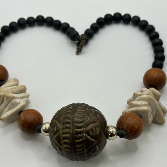Unique original vintage necklace called bohemian rock chunky necklace - Picture 9 of 10